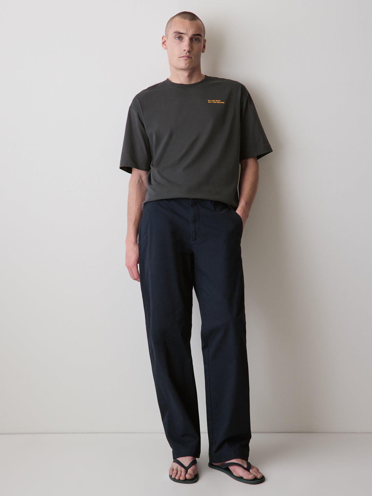 Straight-Leg Relaxed Chino Pant