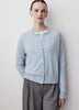 Knit Sweater Cardigan Women 100% Merino Wool Classic Fit