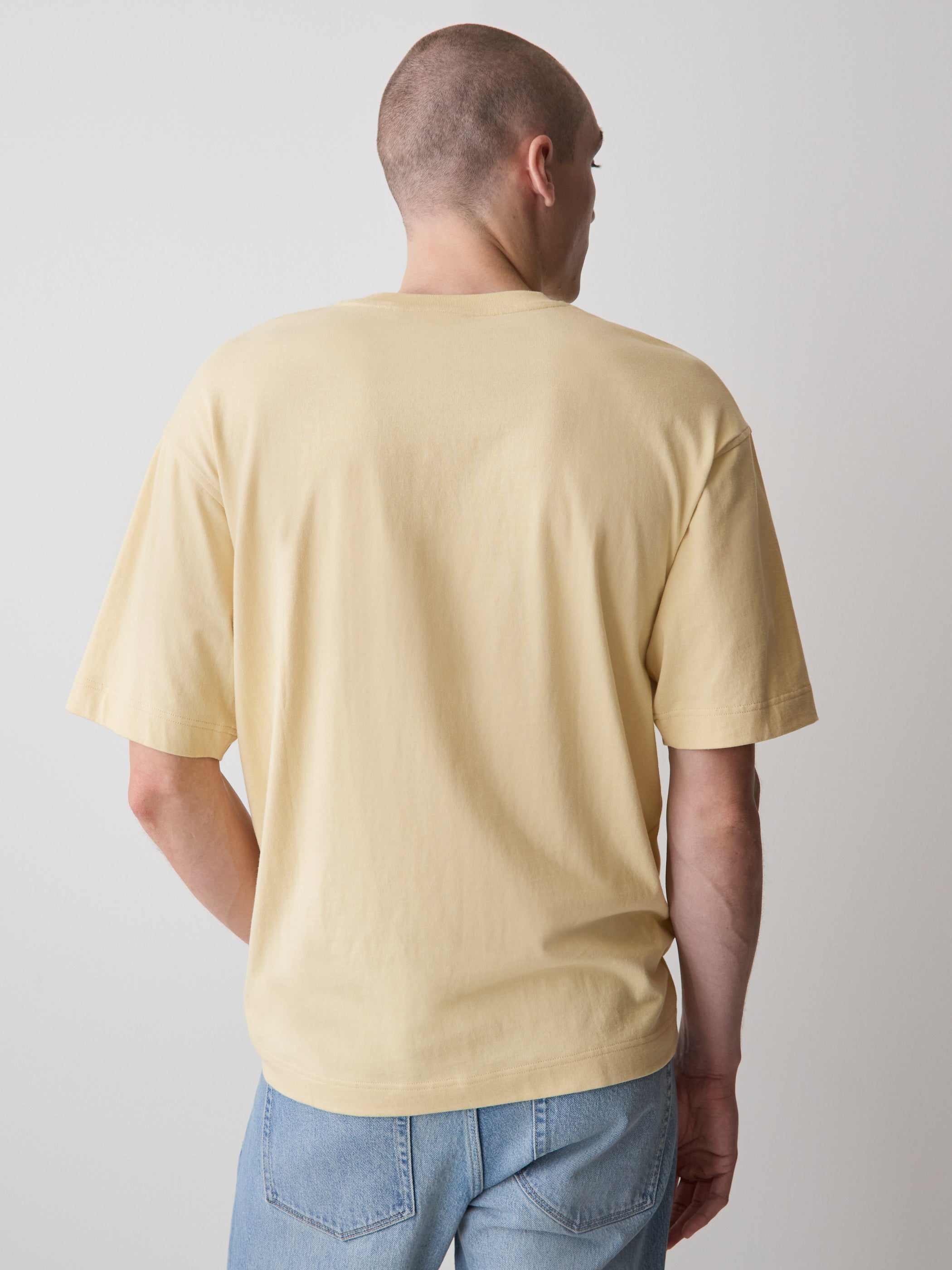 Oversized Short-Sleeve Crew-Neck Tee