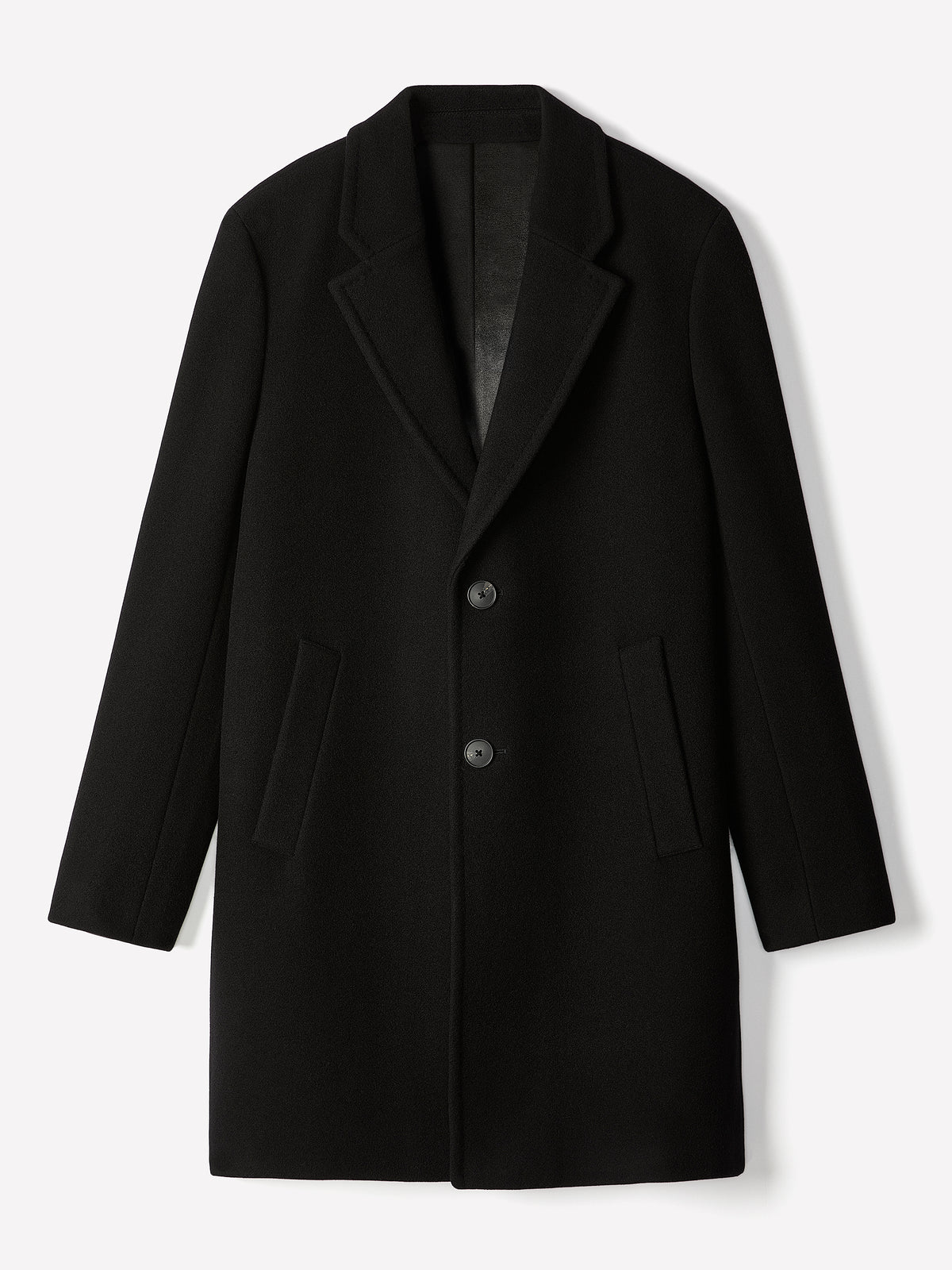 Classic Wool Coat with Tailored Collar