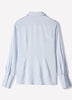 Woven Satin Long Sleeve Shirt