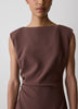 Sleeveless Crew-Neck Mini Dress