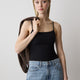 Knit Tank Top Bodycon Fit Adjustable Straps