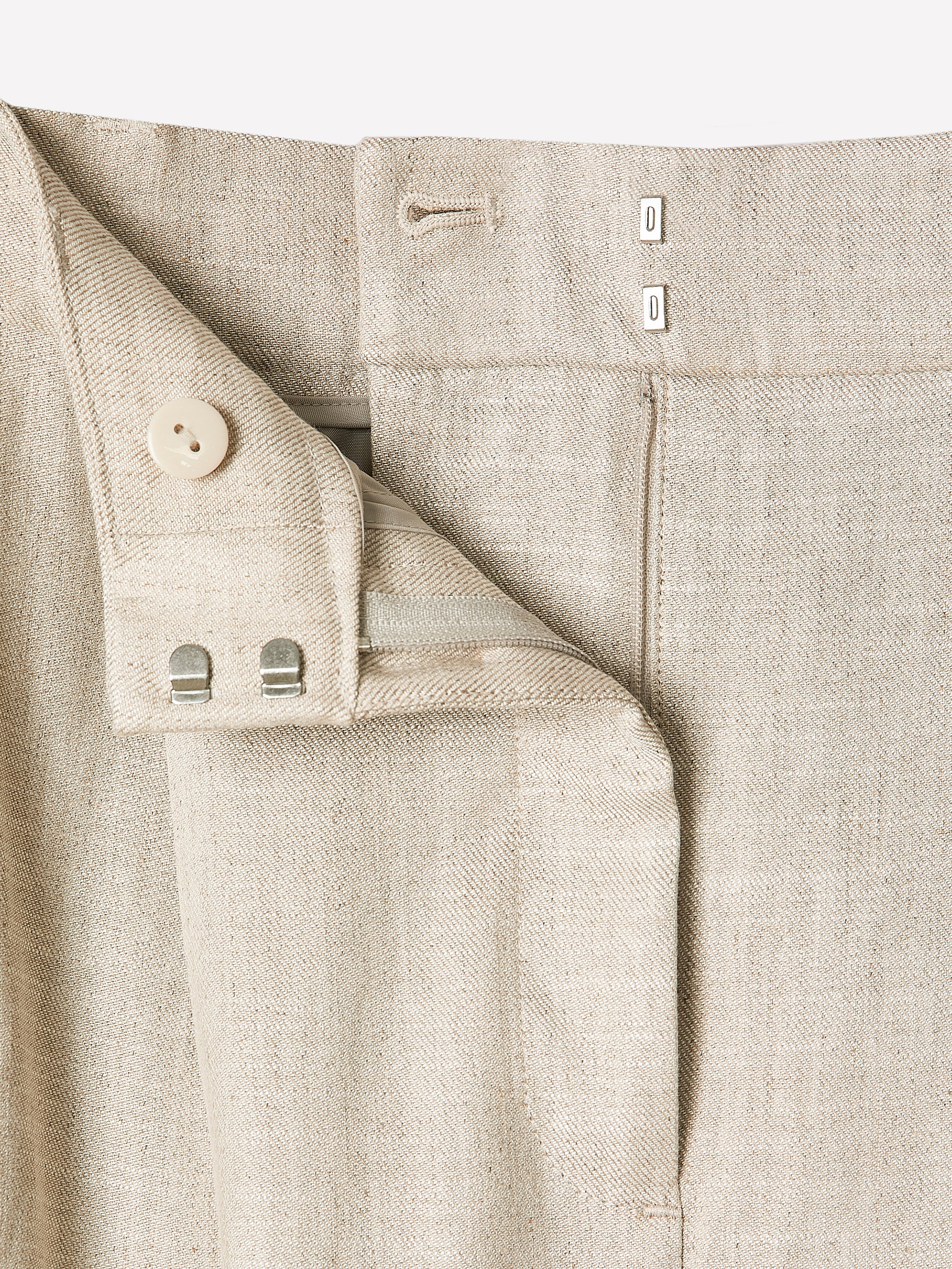 Cropped Wide-Leg High-Rise Pant