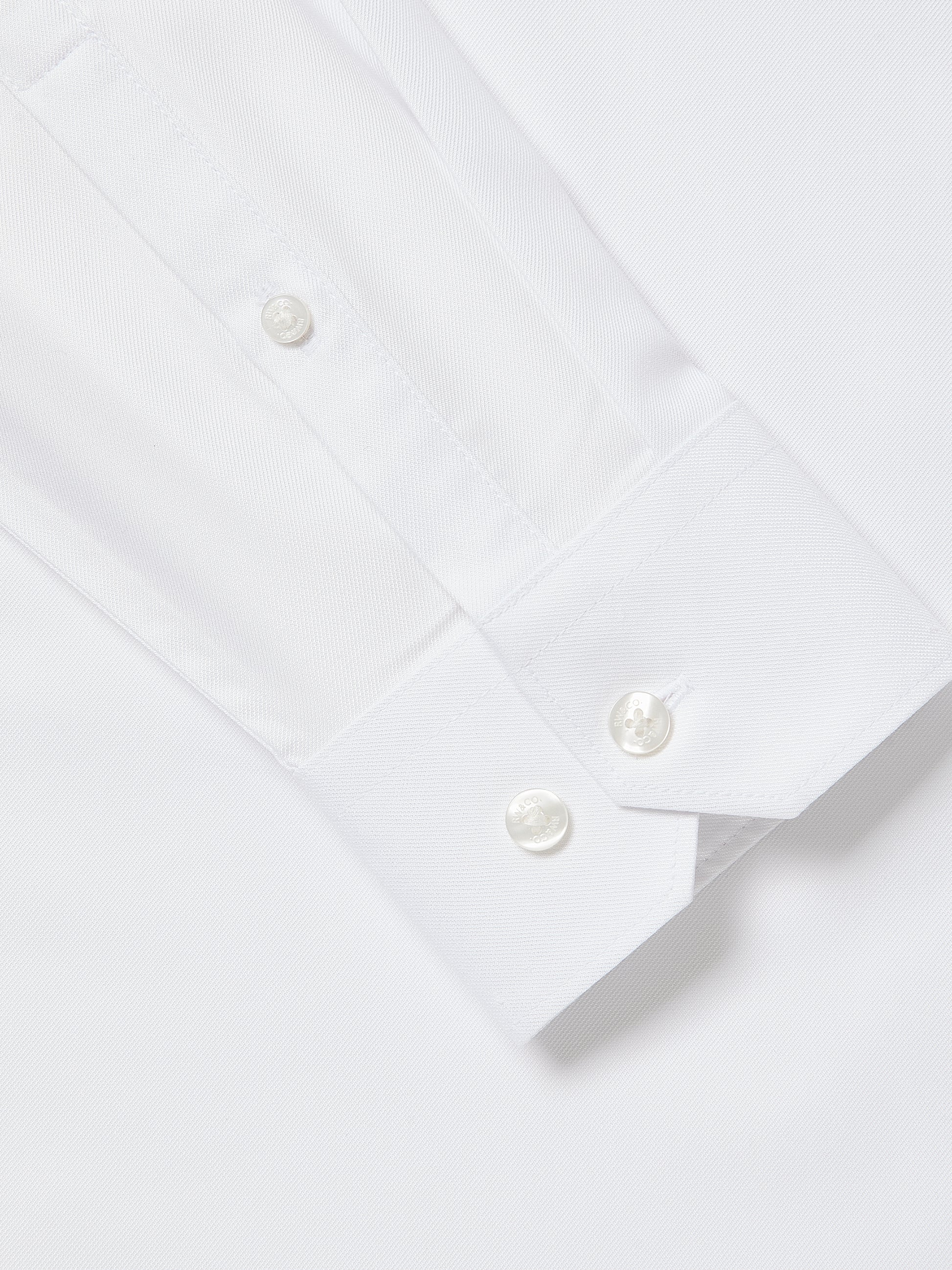 Tailored-Fit Knit-Like Dress Shirt