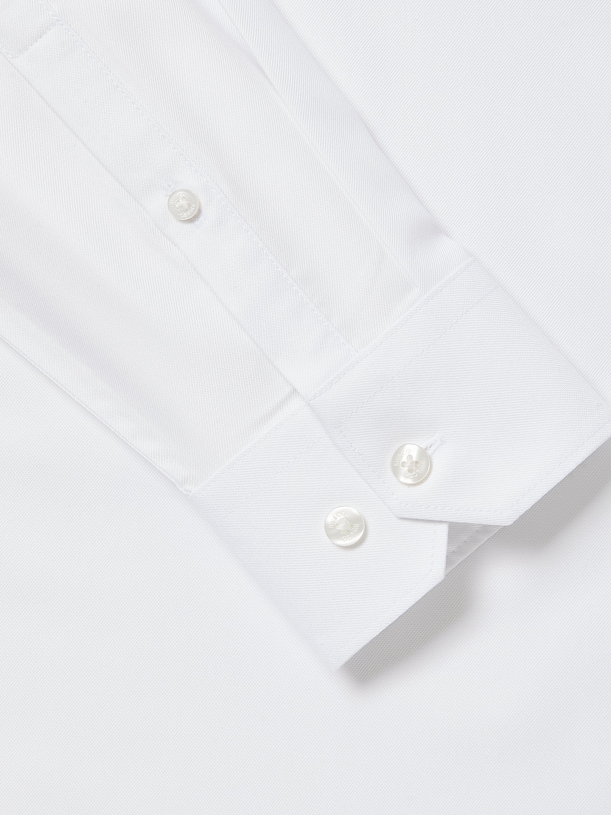 Tailored-Fit Knit-Like Dress Shirt
