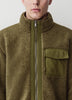 Sherpa Mock Zip Jacket 100% Polyester