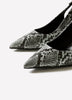 Ladies Leather High Heel Shoes