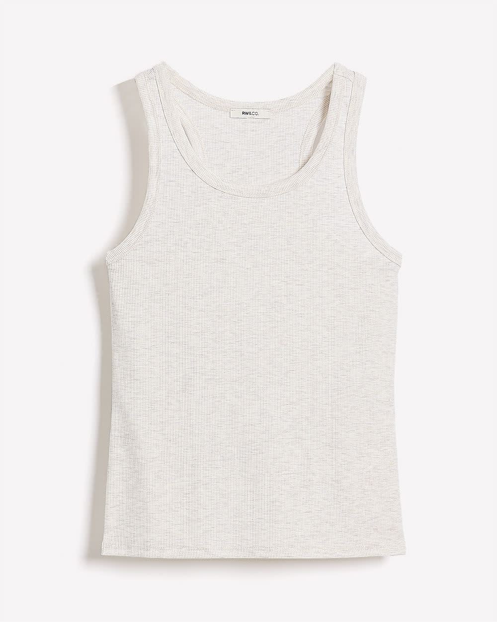 Camisole Ajustée à Col Rond et Dos Nageur