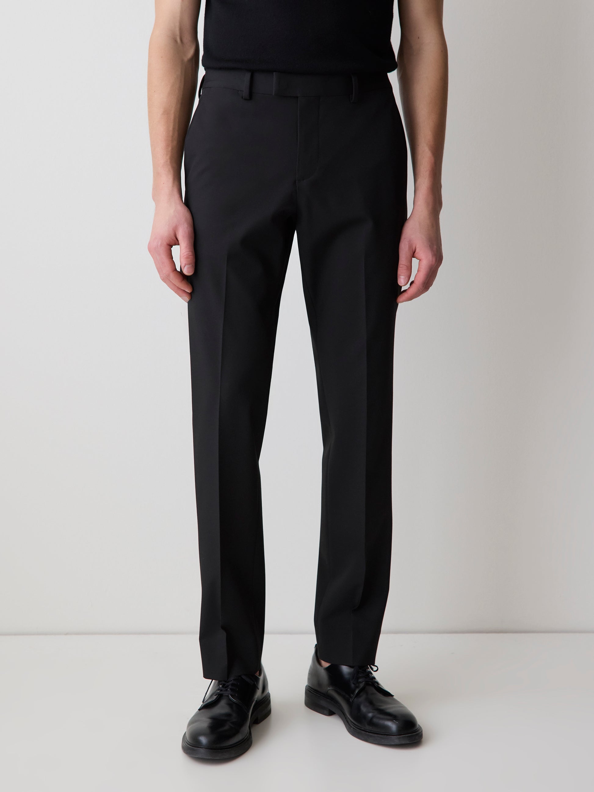 Black Slim Fit E-Tech Suit Pant | RW&CO. Black Slim Fit E-Tech Suit Pant | RW&CO.