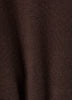 3/4-Sleeve Mock-Neck Belted Midi Dress