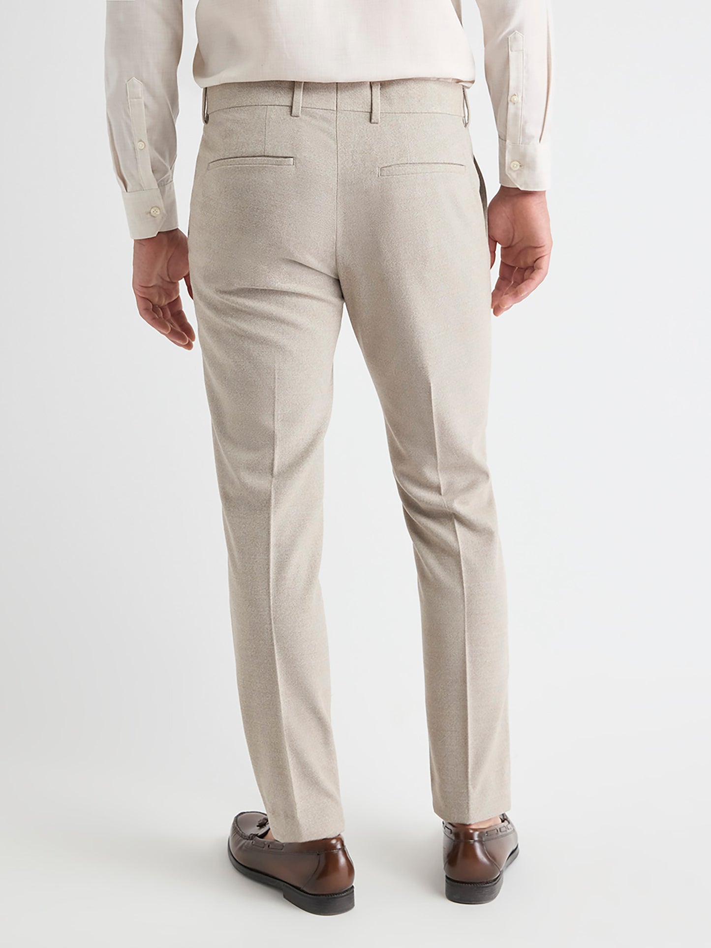 Slim Fit Brushed Twill Pant