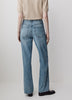 Woven Denim Pant Mid Rise Slouchy Straight Fit