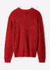 Knit Crewneck Sweater Cotton Cashmere Blend