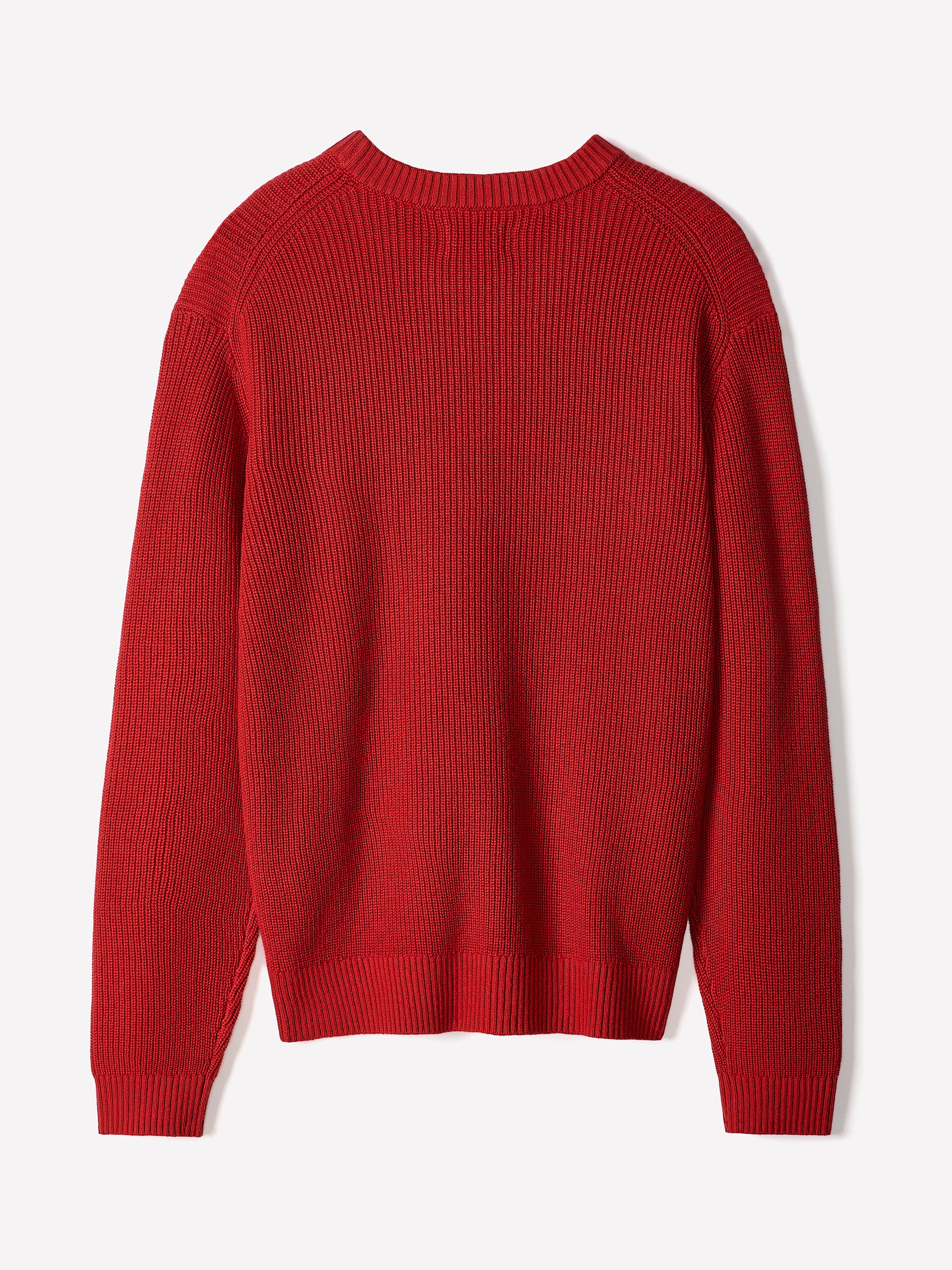 Knit Crewneck Sweater Cotton Cashmere Blend