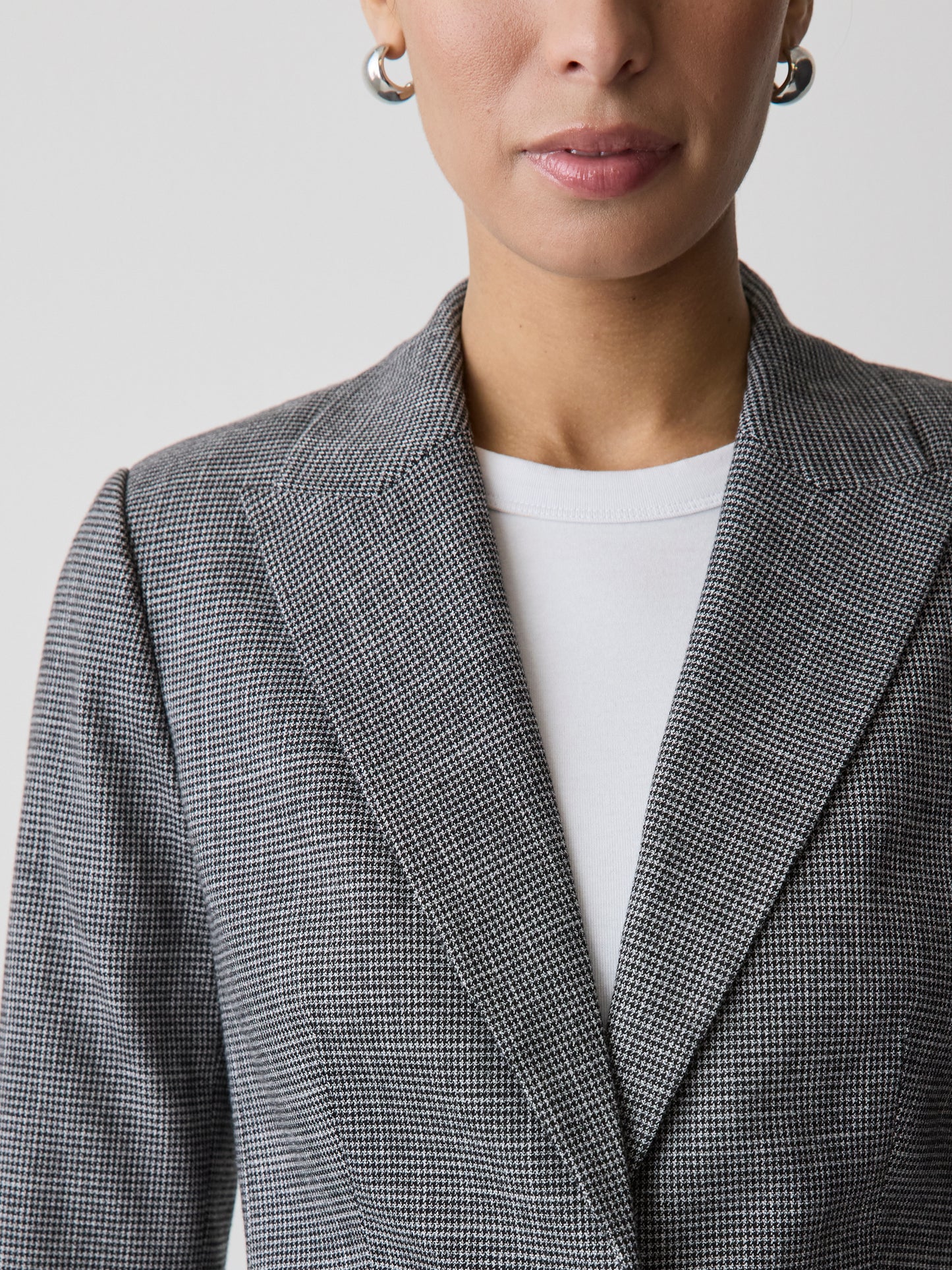 Veston Ajusté à Boutonnage Simple