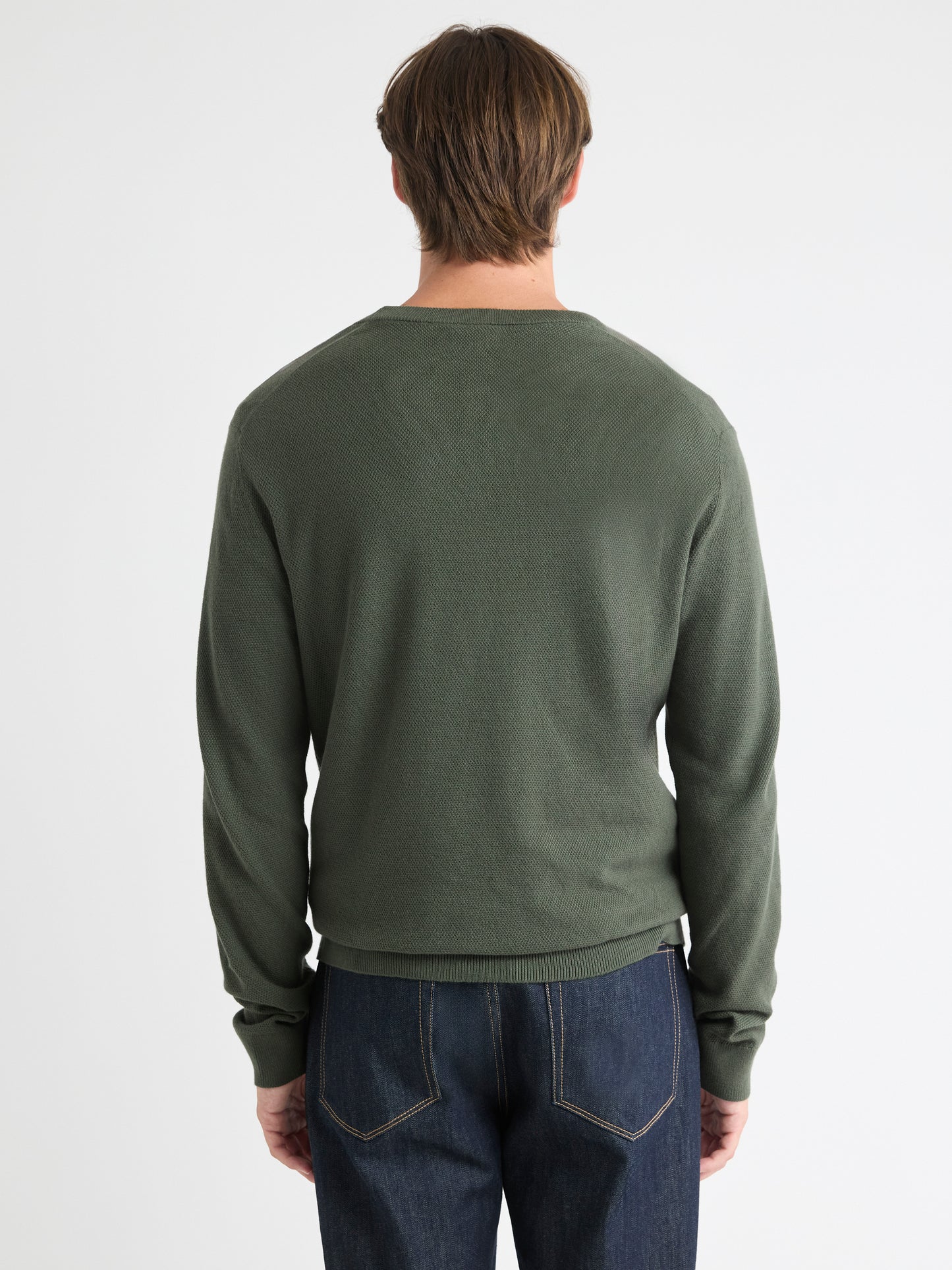 Long-Sleeve Crew-Neck Sweater