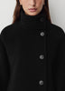 Woven Wool Blend Double Breasted Coat