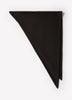 Triangular Mercerized Fine Merino Wool Scarf