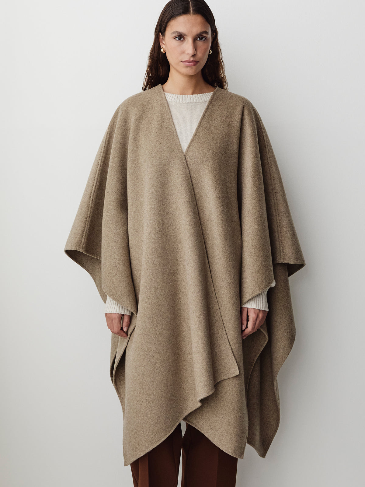 Wool-Blend Blanket Scarf