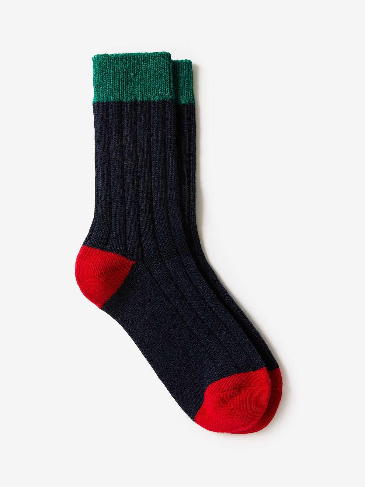 Wool-Blend Chunky Socks