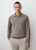 Long-Sleeve Polo Sweater