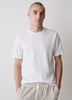Mens Knit Burnout Crew Neck T-Shirt