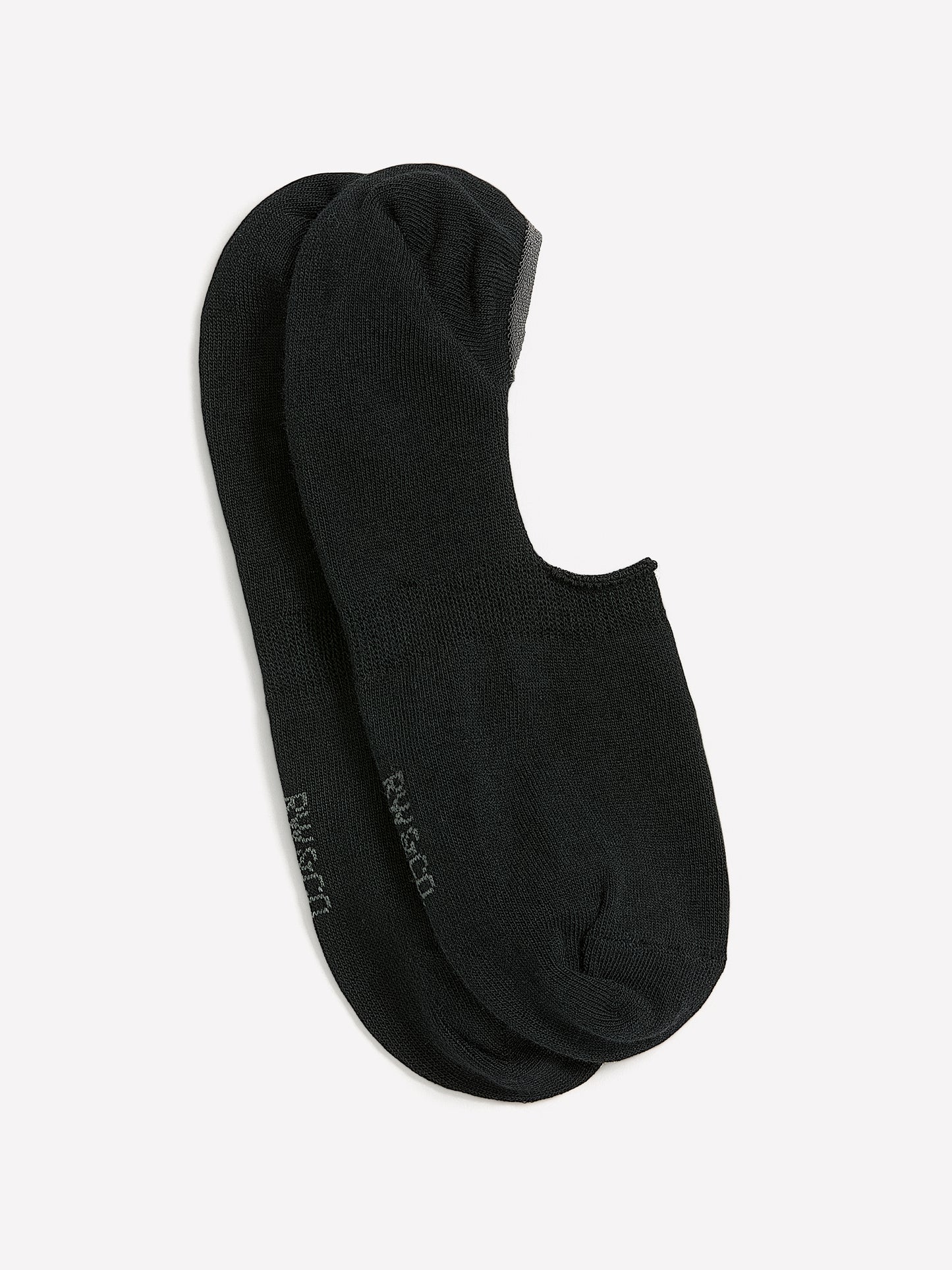 Coolmax (R) Black No-Show Socks