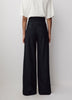 Ultra Wide Leg High Rise Stretch Woven Pant