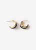 Enamel-Layered Hoop Earrings