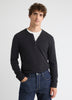 Long-Sleeve Henley Waffled Tee