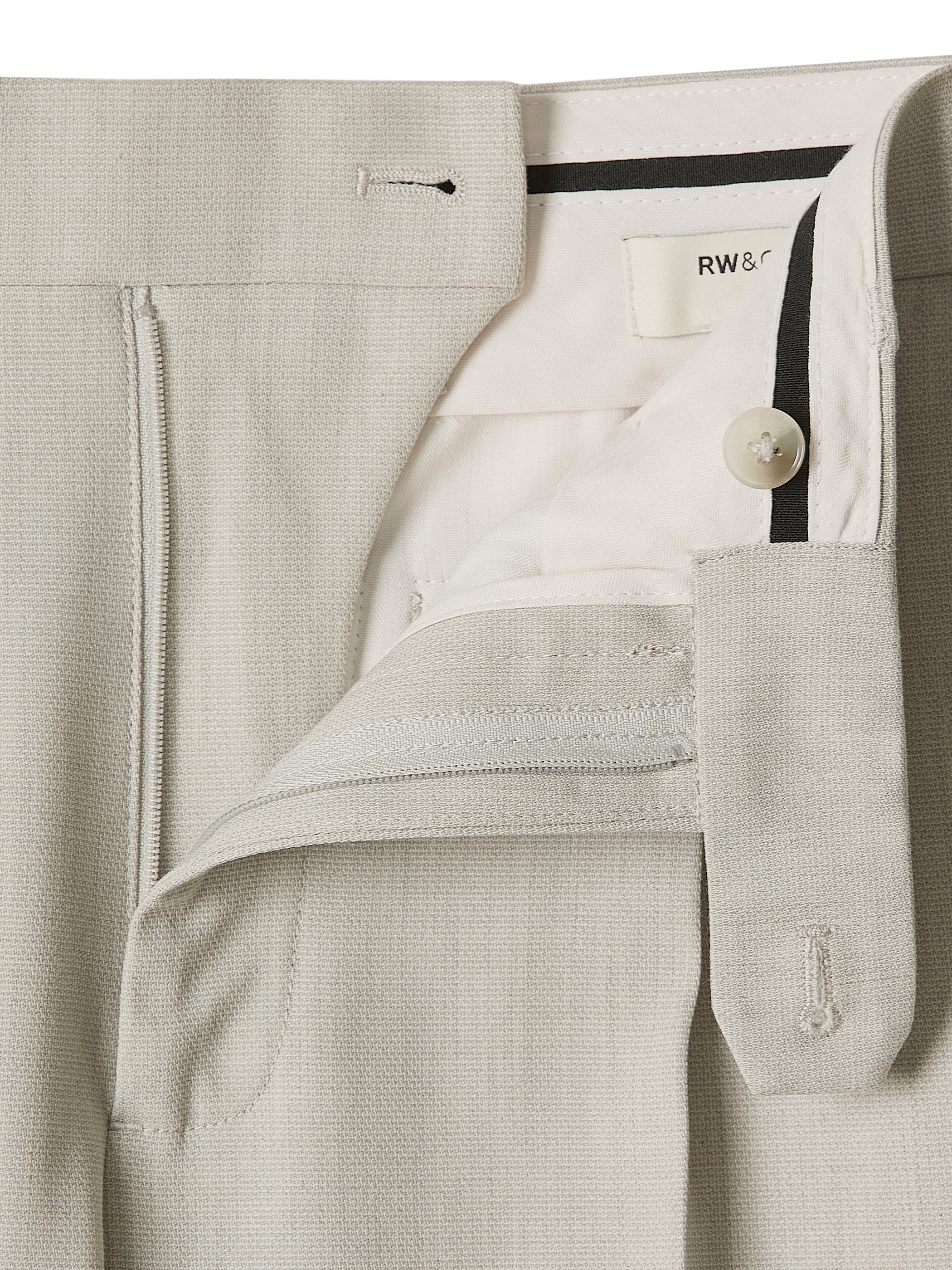Men's Tapered-Leg Pleated Dress Pant in Stretch Dobby Fabric – RW&CO