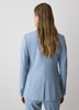 Light Blue Two-Button Fitted Blazer