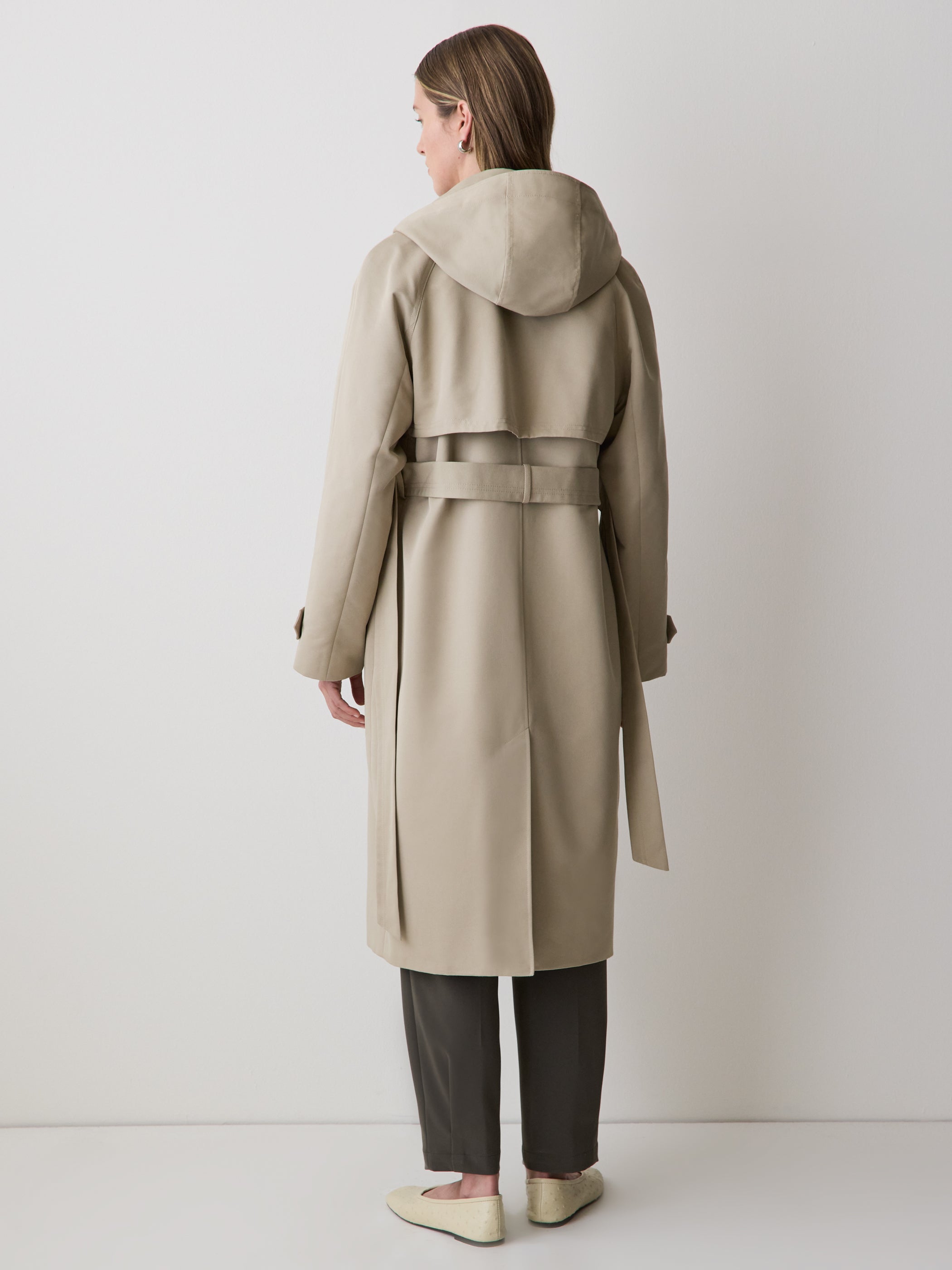 Trench Coat with Quilted Lining