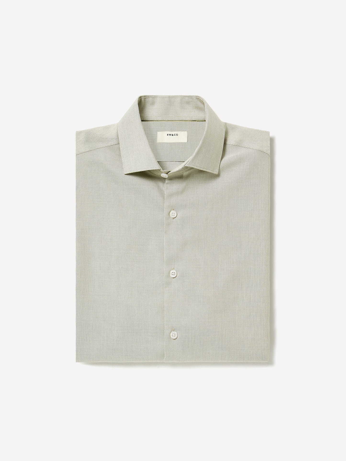 Tailored-Fit Two-Tone Dress Shirt
