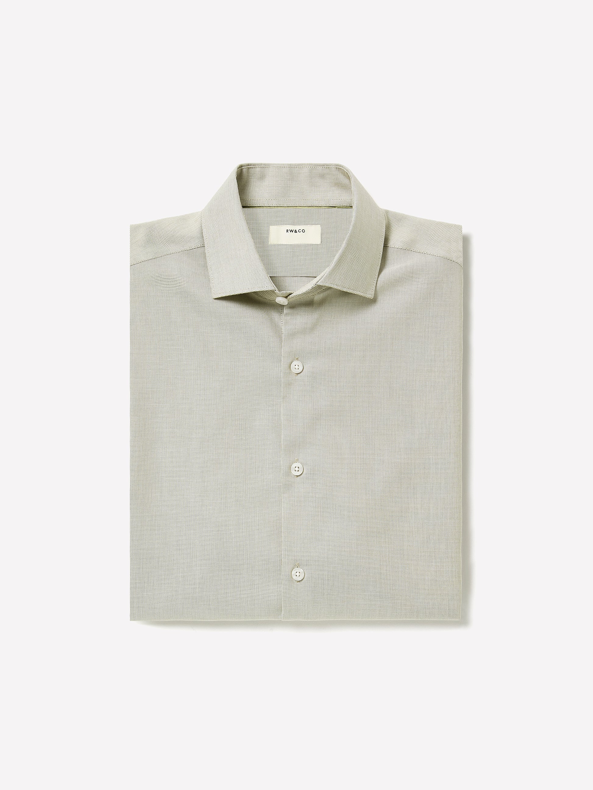 Tailored-Fit Two-Tone Dress Shirt