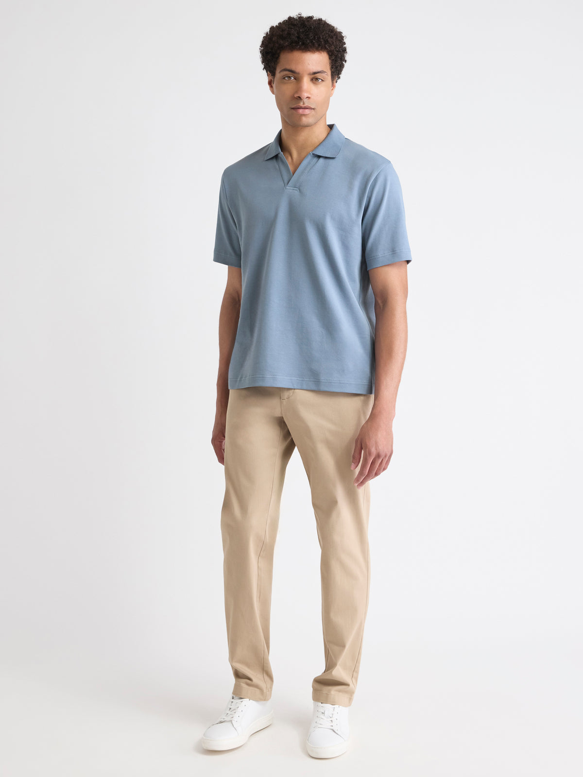 Solid Short-Sleeve Polo