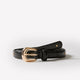 Skinny Leather Studded Belt