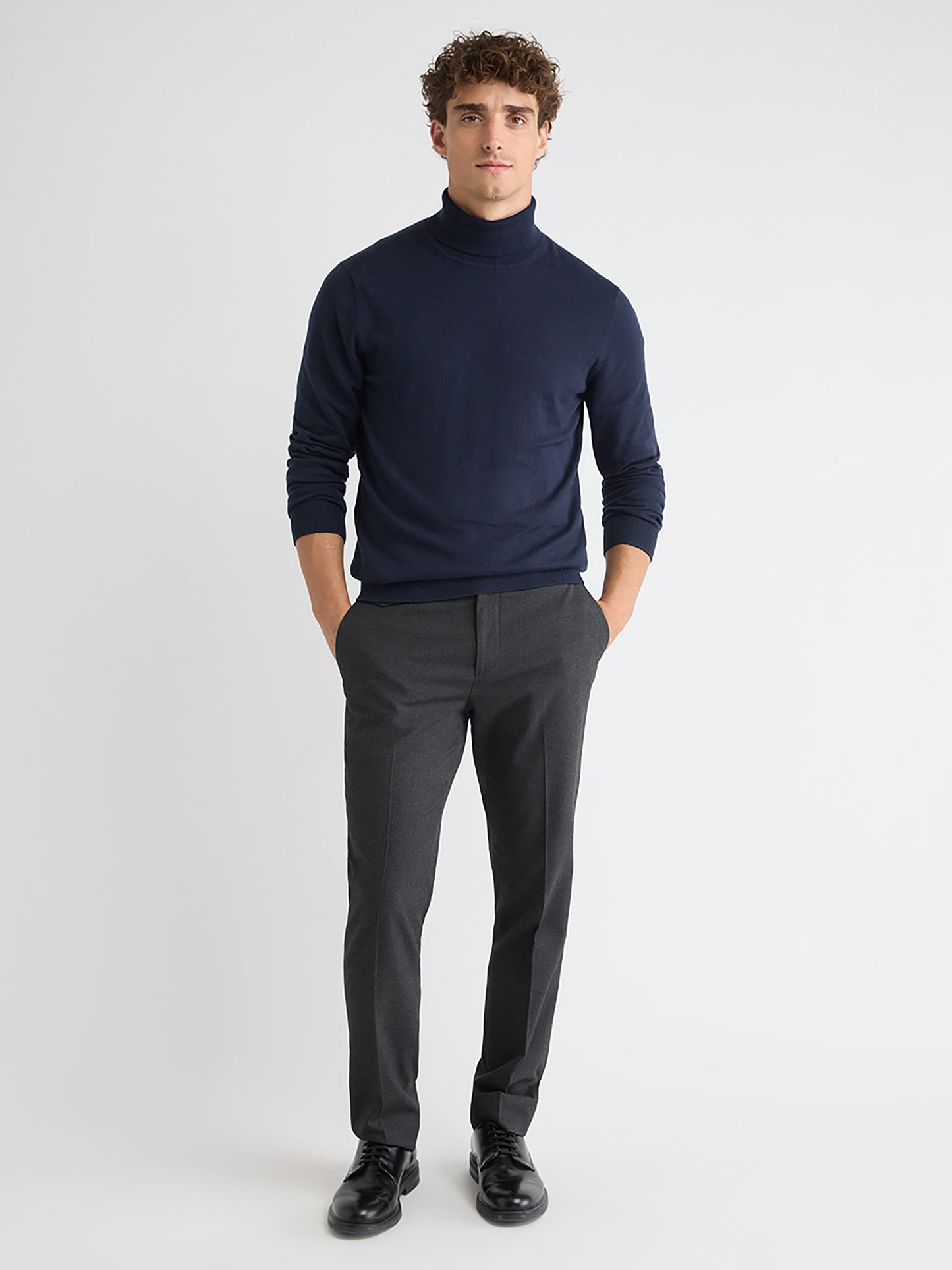 Long-Sleeve Turtleneck Sweater