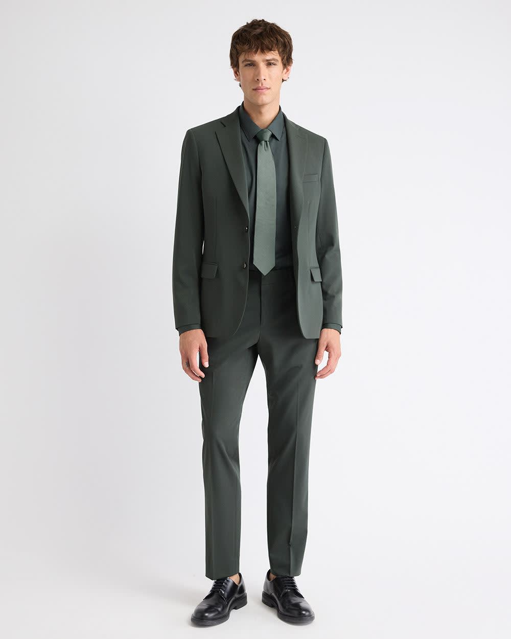 Slim Fit Dark Green Suit Pant