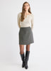 Long-Sleeve Scoop-Neck Ribbed Top
