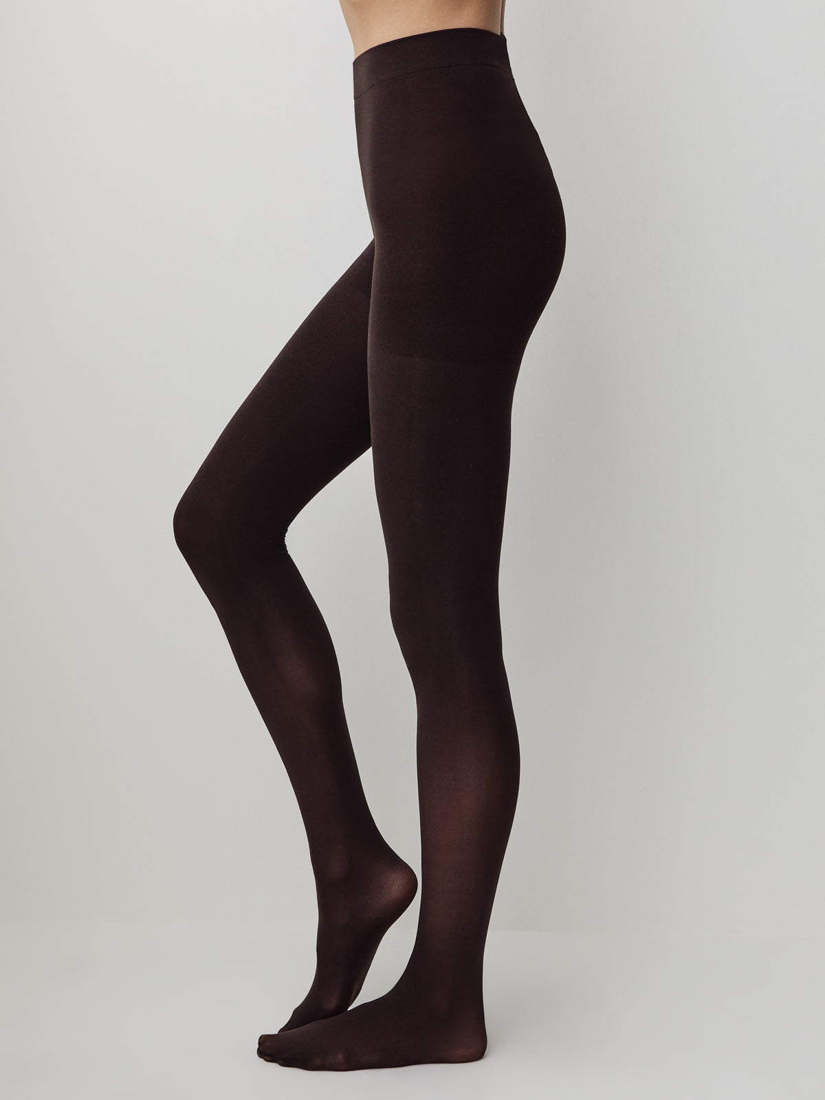 Brown Opaque Tights