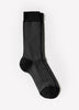 Men's Knit Dressy Pattern Socks, Cotton Blend