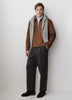Woven Mens Jacket Faux Suede 100% Polyester