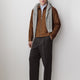 Woven Mens Jacket Faux Suede 100% Polyester