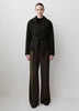 Woven Double Breasted Short Trench Coat