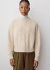 Cable Stitch Long Sleeve Pullover Sweater