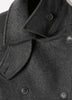 Wool Blend Double Breasted Coat