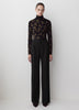 Long-Sleeve Mock-Neck Top