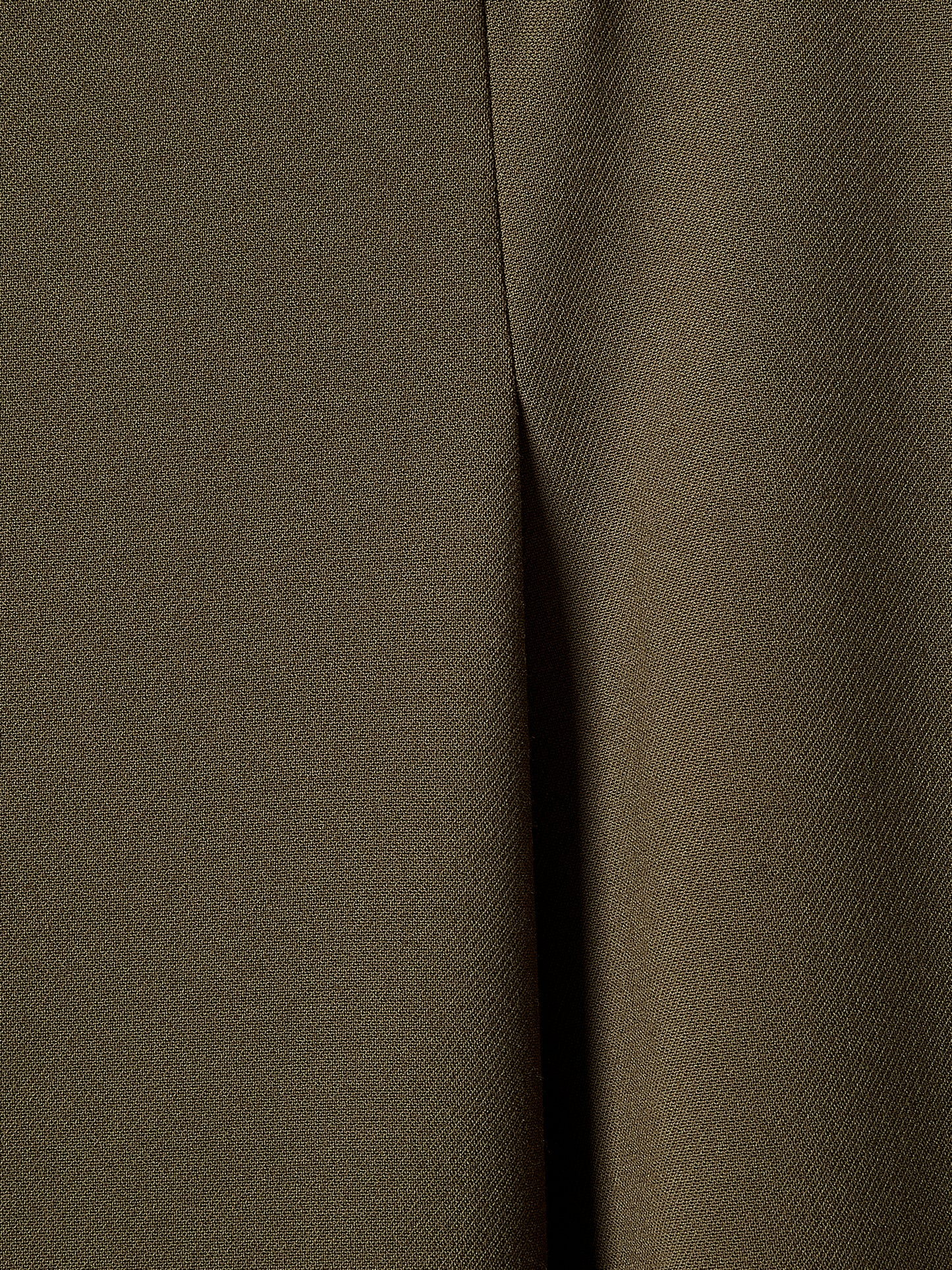 Pantalon en Sergé à Jambe Ballon et Taille Haute